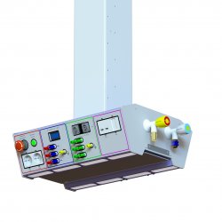 Система электроснабжения потолочная (горизонтальная) двухсторонняя автоматическая